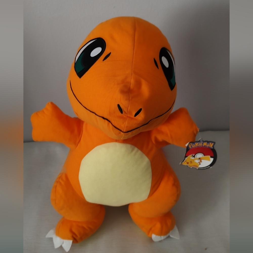 Nintendo Collection Pokemon Charmander plush Big 18"   Stuffed Foam Bean